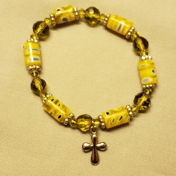 Wisconsin Monarch's Golden Son-Shine Bracelet - Picture 4 of 7